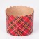 Paper form for cupcake, muffins and kulich "Red Cage" 60x45mm, (packaging 4000 pcs)