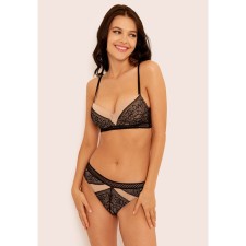Women's bra lorena, size 80e, black color