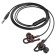 Hoco M84 headphones, wired, vacuum, microphone, 1.2 m, black