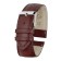 Watch strap, male, 20 mm, genuine leather, light brown