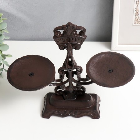 Cast iron candle for 2 candles "Libra" 21x9x24 cm-5