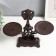 Cast iron candle for 2 candles "Libra" 21x9x24 cm