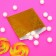 Package Gift holographic with sticky tape, "Starry sky", 10x10+2 cm