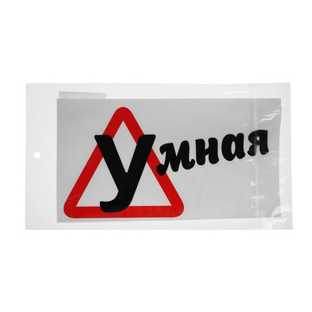 Car sticker, "smart", 18 × 10 cm-2