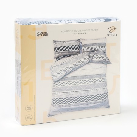 Bed linen Ethel ethnos 200x215 cm, 225x240 cm, 50x70 ± 3 cm - 2 pcs, Novosatin-4