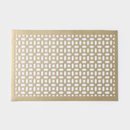 Serving napkin on the table "Faces", 45 × 30 cm, gold color