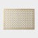 Serving napkin on the table "Faces", 45 × 30 cm, gold color