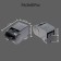 Burner for the shower watering can Zein Z101, adjustable, graphite