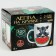 Set for decor mug polymer clay. Modeling on the circle "polygonal raccoon"