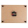 Carty clock is wall, series: flowers, "gift", smooth move, 25x35 cm