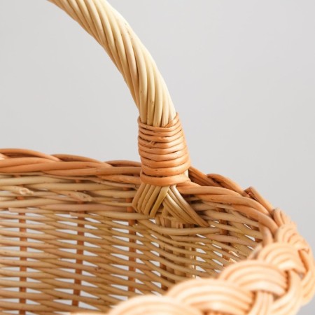 Basket "Dachny", 7 L, bottom: 25x17 cm top: 30x25 cm height: 20 cm, with a handle 30 cm-2