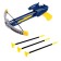 Sports crossbow, shoots with suction cups, with a laser, Mix color