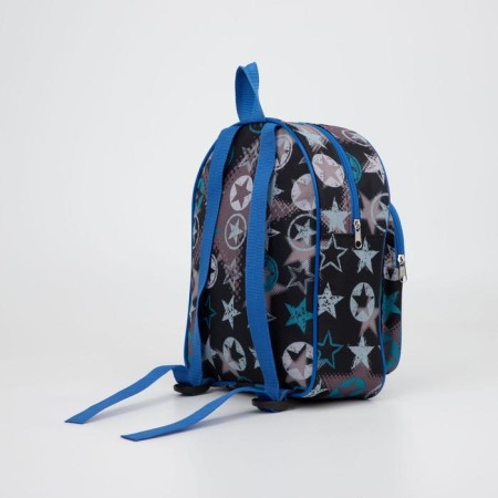 Baby backpack on lightning, blue color-3