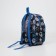 Baby backpack on lightning, blue color
