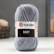 Baby yarn 100% acrylic 150m/50g (3072 gray-blue)