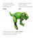 Inflatable toy "tyrannosaurus", 36 x 32 cm