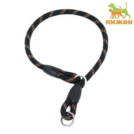Collar - dog noisy, 0.8 x 45 cm, black and red