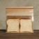 Paper Craft package, with a window, a rectangular bottom, 22 x 11 x 28 cm
