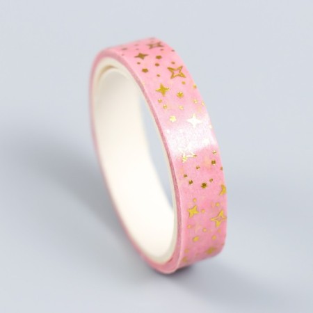 Sticky tape paper "Fashion" set 10 pcs width. 0.8 cm dl. 2 m 8.5x4x1 cm-3