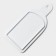 Serving dish "White East", 34.5 × 16.7 × 1.7 cm, white color