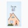 Cometric towers kites of CATS 35x60 cm - 8 pcs, 100% cotton