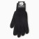 Gloves double, black color, rr 22