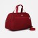 Road bag on lightning, 2 external pockets, a long belt, burgundy color