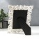 Photo frame plastic 10x15 cm "Rosary" silver 22x17 cm