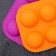 Form for the chups "Chupik", silicone 19.5 × 11.7 × 3.5 cm, 8 cells, 2 parts, with sticks, color mix