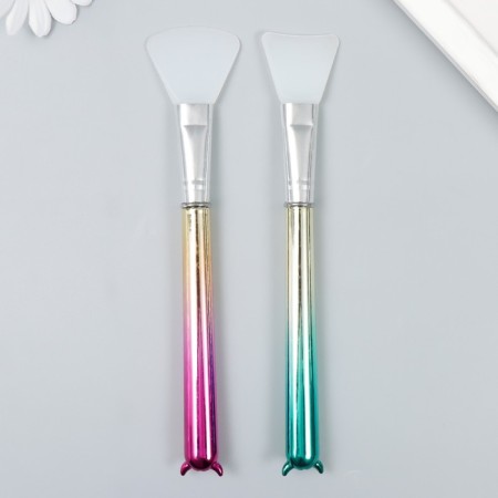 Modeling tool Spatula "gradient metallic" silicone mix width 3.5 cm h = 18 cm 924250