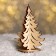 Model made of wood "Christmas tree No. 5"
