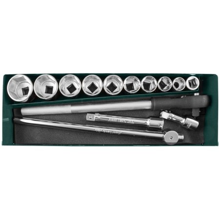 Set of end heads Jonnesway S04H6115SA, 15 items-1