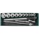 Set of end heads Jonnesway S04H6115SA, 15 items