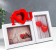 Photo frame plastic in 2 photos 10x15 cm "I love you" white 20x30.5 cm