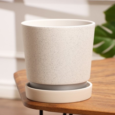 Flower Pot "Laksheri" White Platan No. 4, 3.2 l