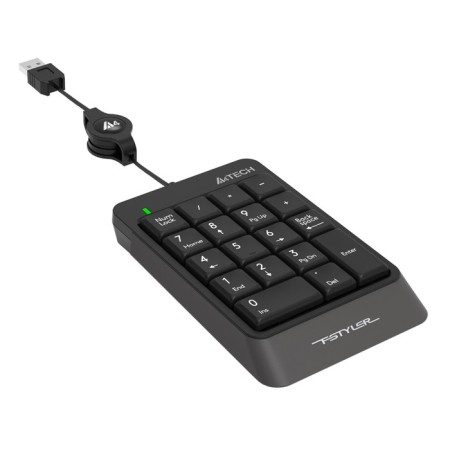 Numerical block A4Tech FSTYLER FK13 gray USB SLIM for laptop-5