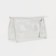 Cosmetic bag with lightning, white/transparent color