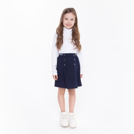 Baby turtleneck, white color, height 104 cm-3