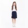 Baby turtleneck, white color, height 104 cm