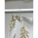 Bath curtains with Joy Home Rings "Golden Plants", 180x200 cm