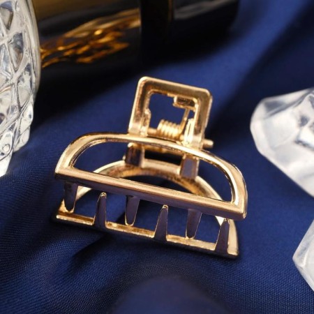 Hair crab "Margarita" arc, 2.5 cm, gold-1