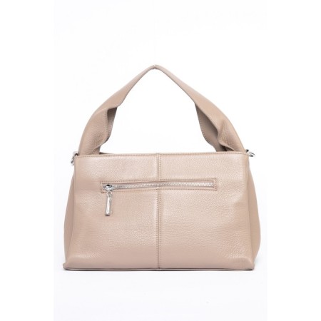 Bag Tout Women, Genuine leather, Ludor beige, 27x14x20 cm-1
