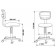 Armchair bureaucrat, black, back mesh, CH-299NX/15-21