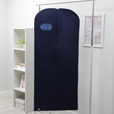 Close for clothes with a window, 60 × 140 cm, spanbond, blue color-3