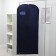 Close for clothes with a window, 60 × 140 cm, spanbond, blue color