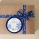 A satin decorative ribbon “Magic snowflakes”, 1.5 cm × 5 m