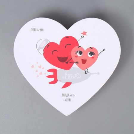 Gift box, packaging, “Love everywhere”, 18.5 x 17 x 7.5 cm-4