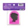 Close for hair with a clamp, purple