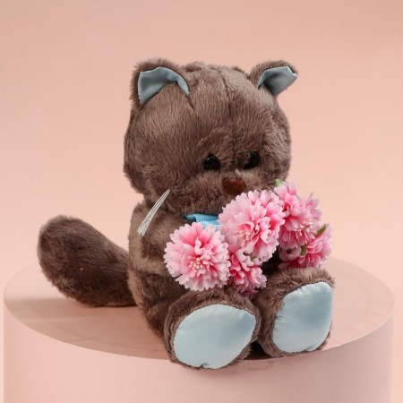 Soft toy "Cute Marti", cat, 25 cm-4