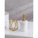 Liquid soap dispenser on Savanna “Geometric” stand, 250 ml, gold color